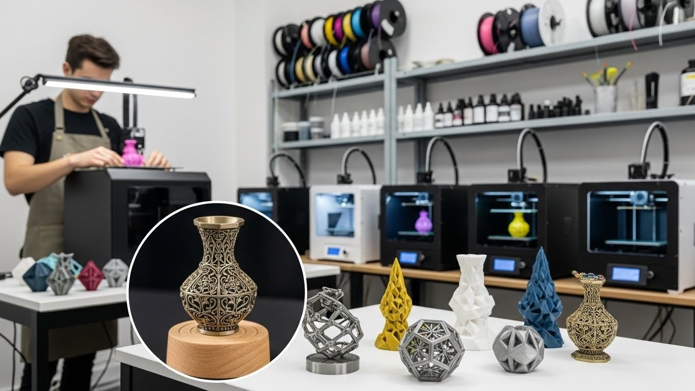 Обслуживание 3d принтеров для небольших декоративных объектов