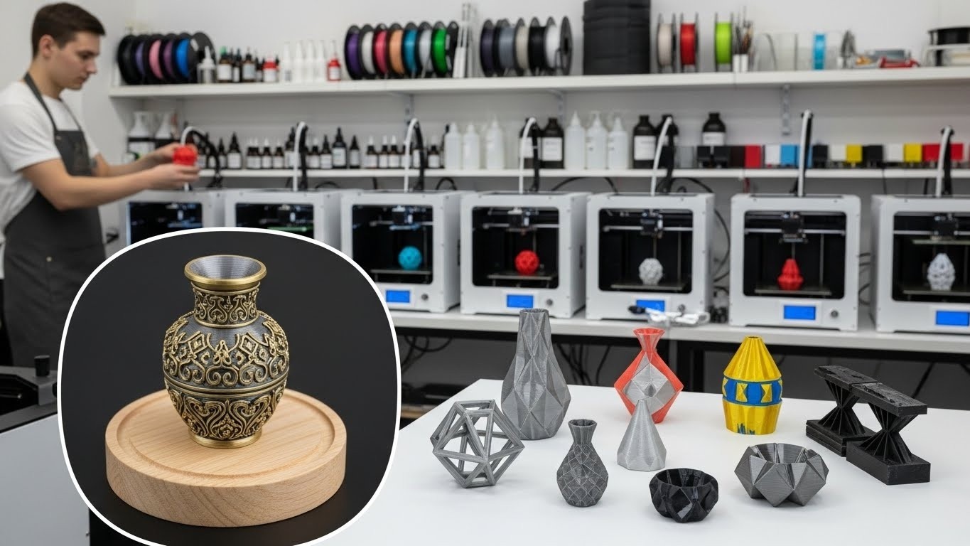 Обслуживание 3D принтеров для декоративных объектов