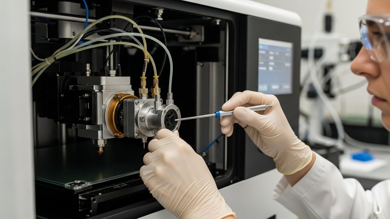 Ремонт 3D принтеров для биоматериалов с настройкой подачи материала
