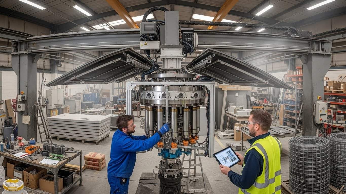 Ремонт 3d принтеров для строительных материалов с улучшением экструзии