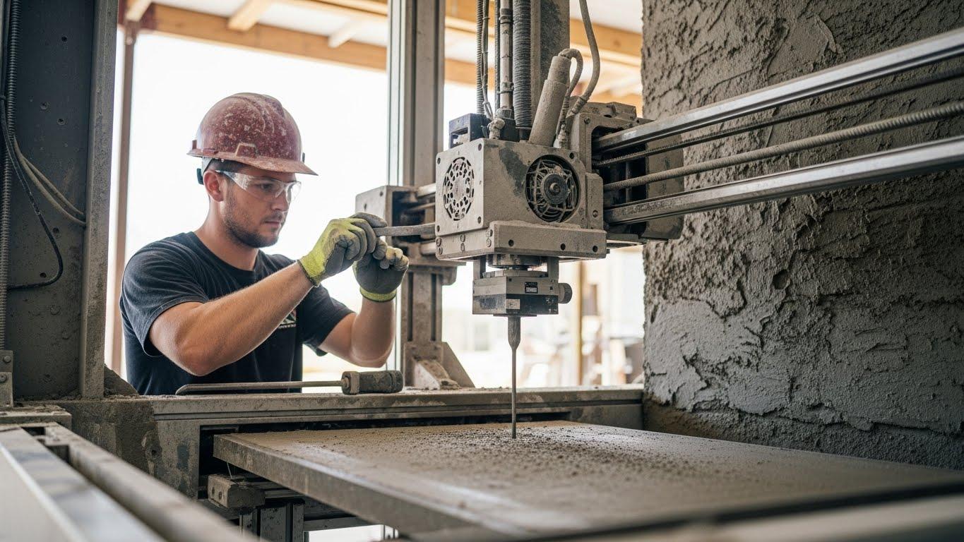 Обслуживание 3d принтеров для строительной отрасли