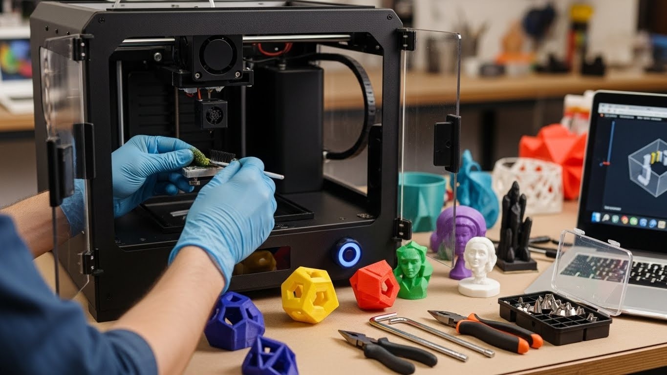 Обслуживание 3d принтеров для художественных прототипов