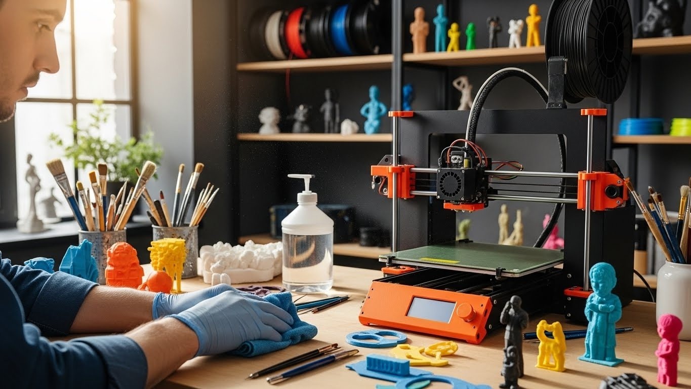 Обслуживание 3D принтеров для художественных прототипов