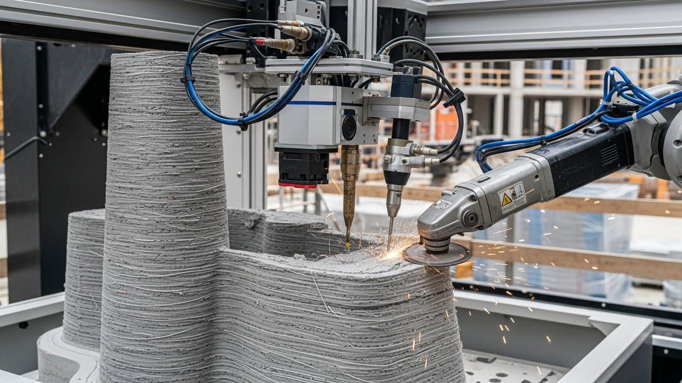 Ремонт 3d принтеров для строительных материалов с повышением прочности материалов