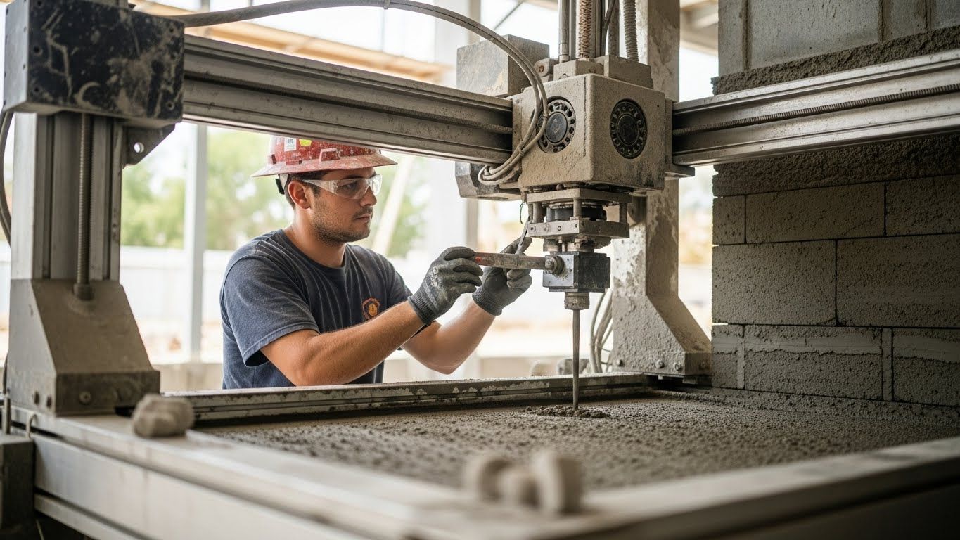 Обслуживание 3D принтеров для строительной отрасли