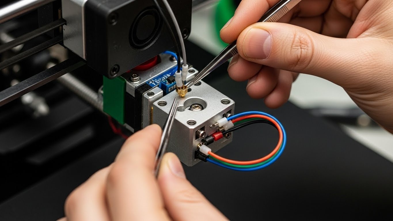 Ремонт 3d принтеров по нагревательному блоку