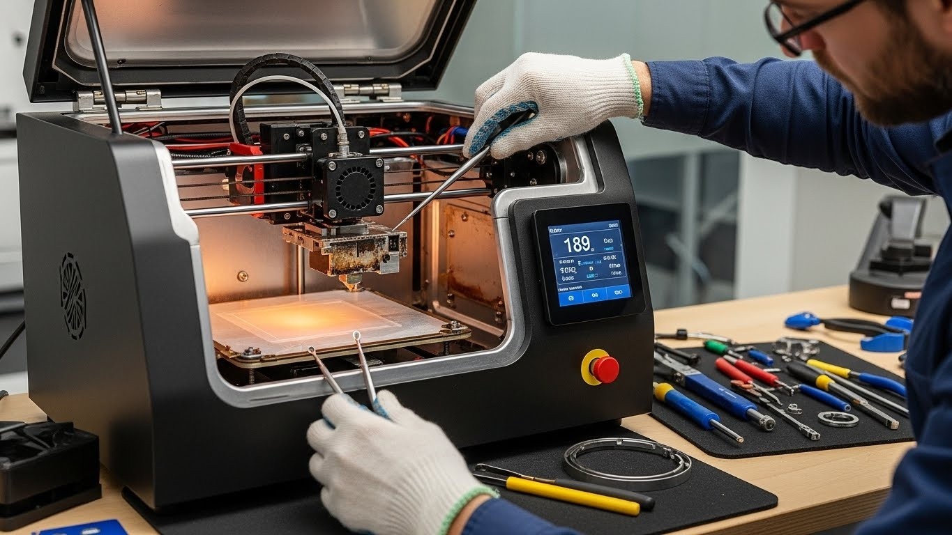 Ремонт 3d принтеров для высокотемпературных материалов с настройкой нагрева