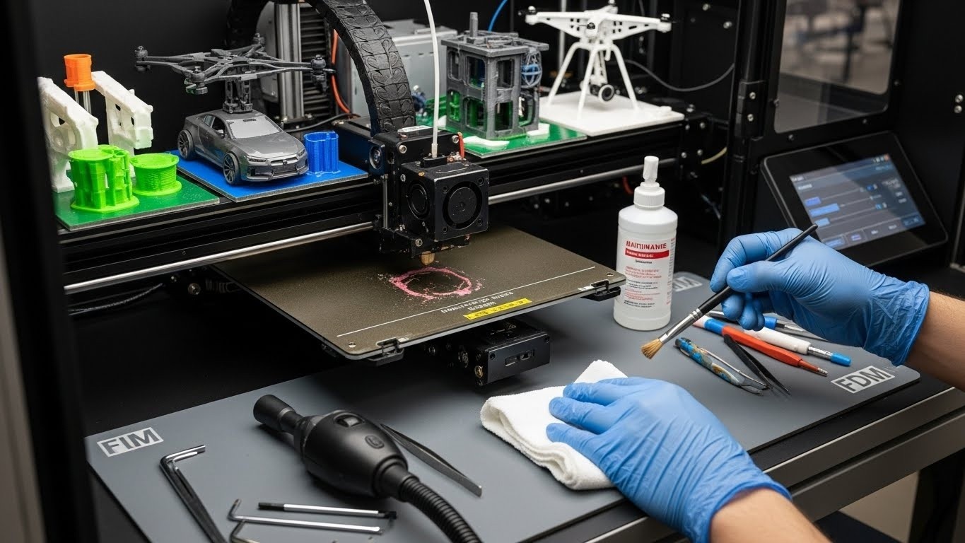 Обслуживание 3D принтеров для инженерных макетов