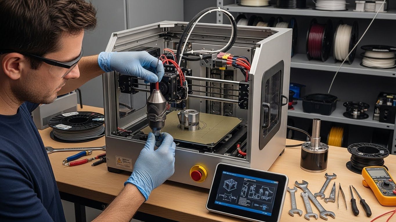 Ремонт 3D принтеров для высокотемпературных материалов