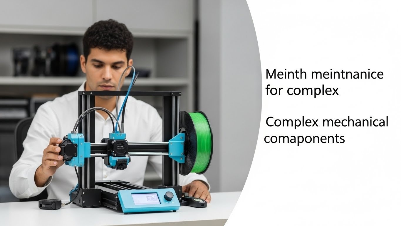 Обслуживание 3D принтеров для сложных механических узлов