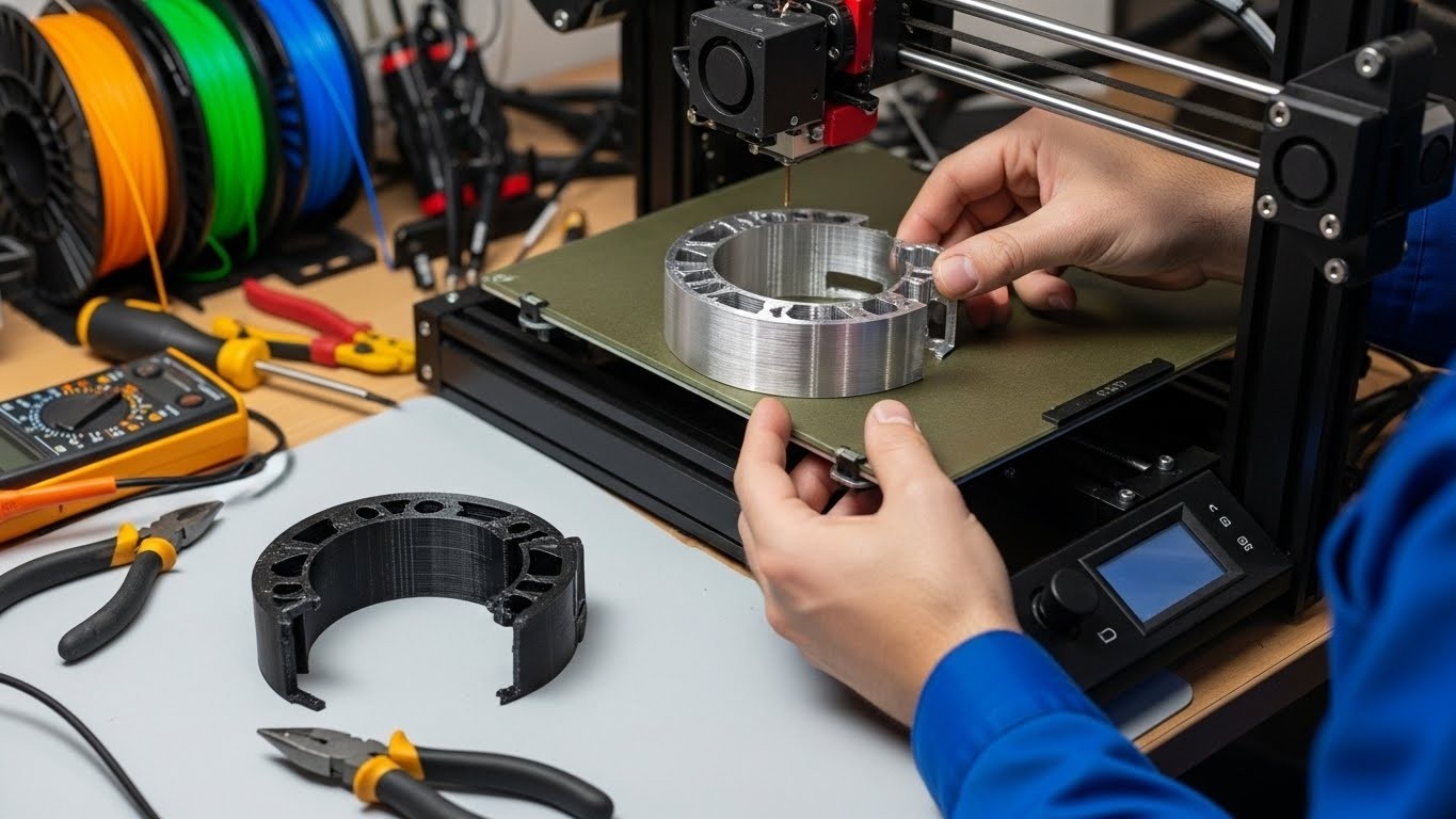 Ремонт 3D принтера с учётом материала печати