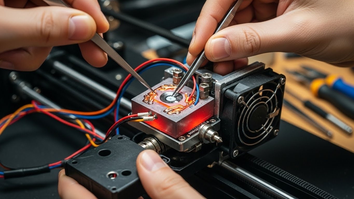 Ремонт 3D принтеров по нагревательному блоку