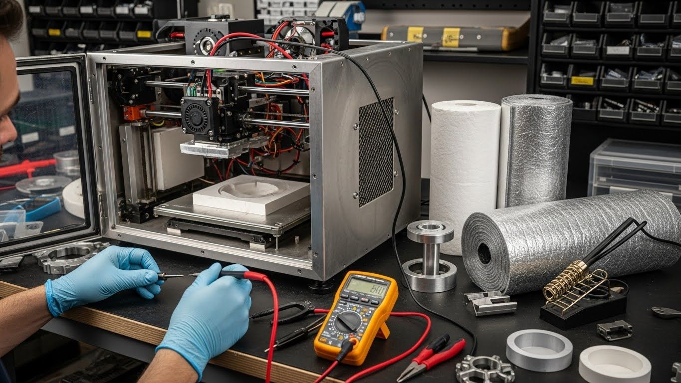 Улучшение теплоизоляции 3D принтера