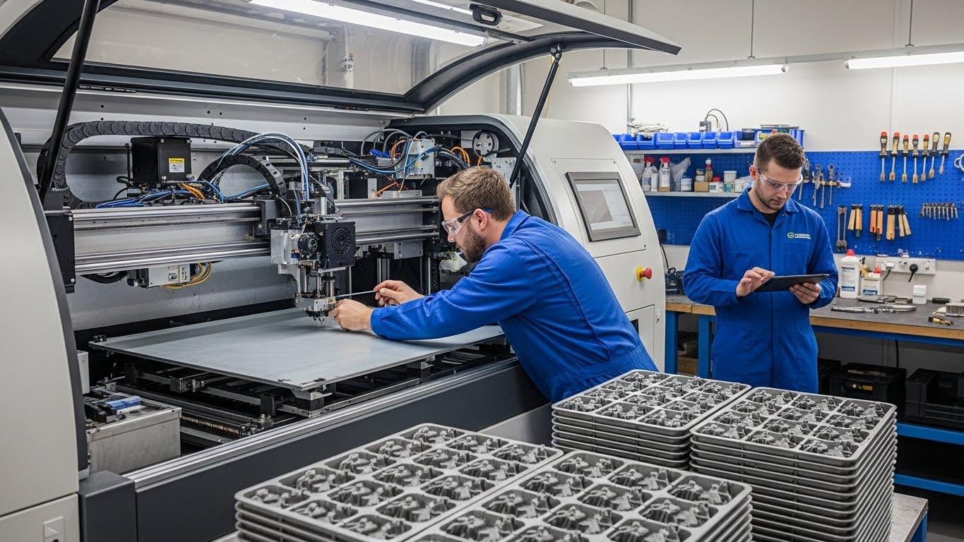 Обслуживание 3d принтеров для серийных компонентов