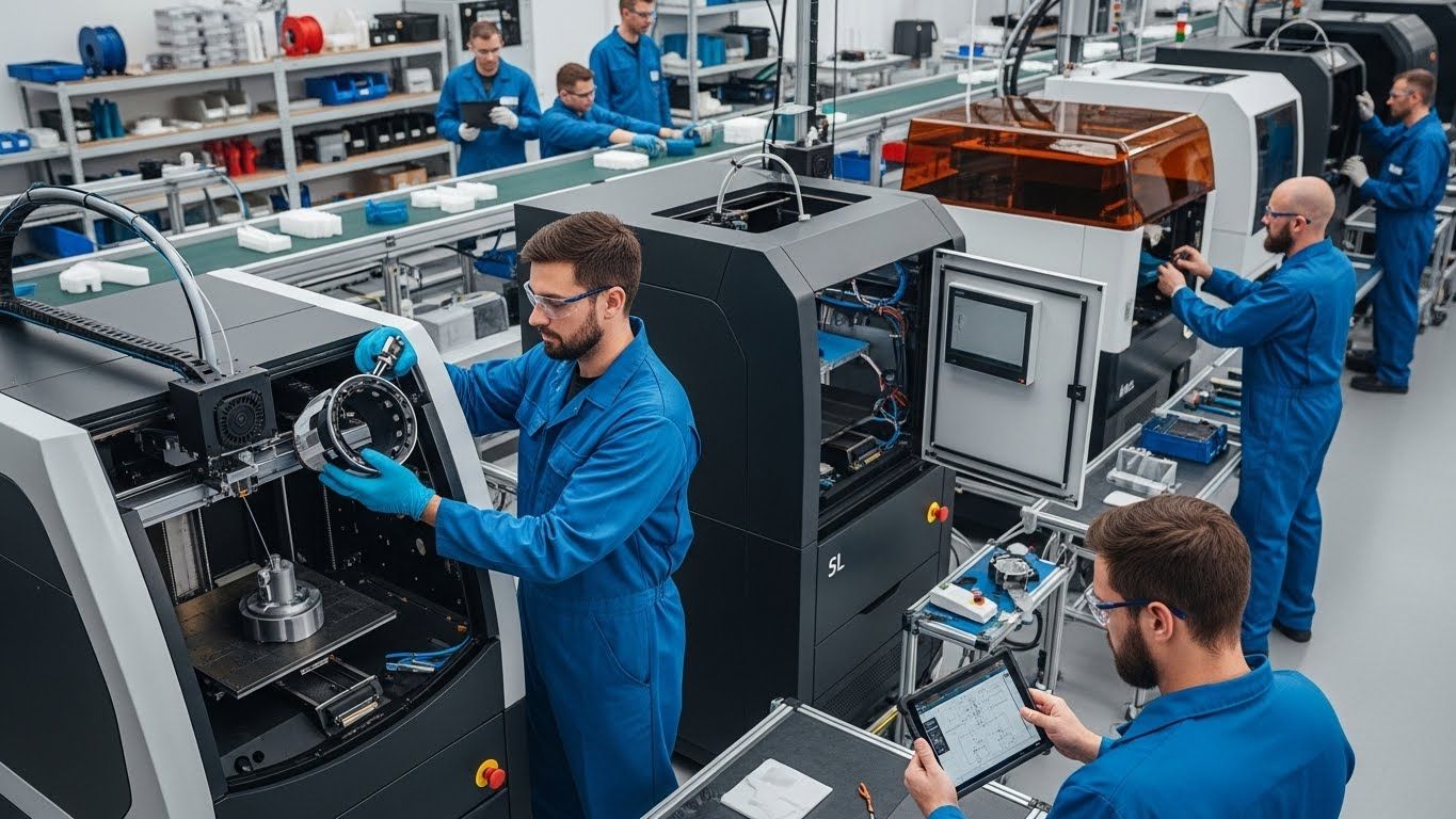 Ремонт 3d принтеров для массового производства с оптимизацией процессов