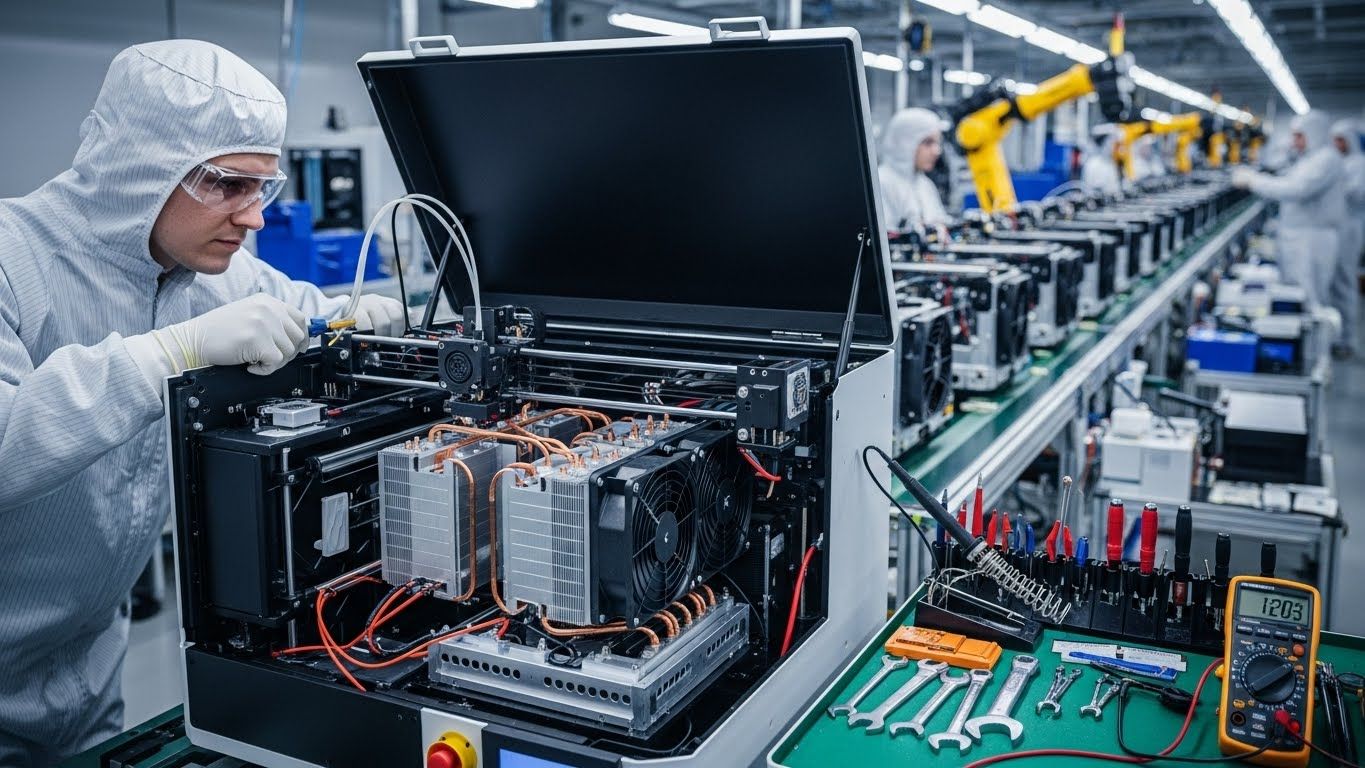 Ремонт 3d принтеров для массового производства с улучшением системы охлаждения