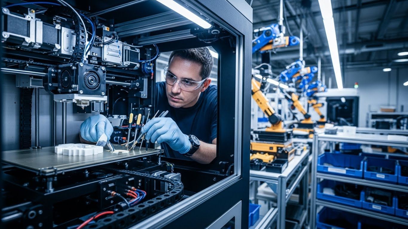 Обслуживание 3d принтеров для производственных сборок