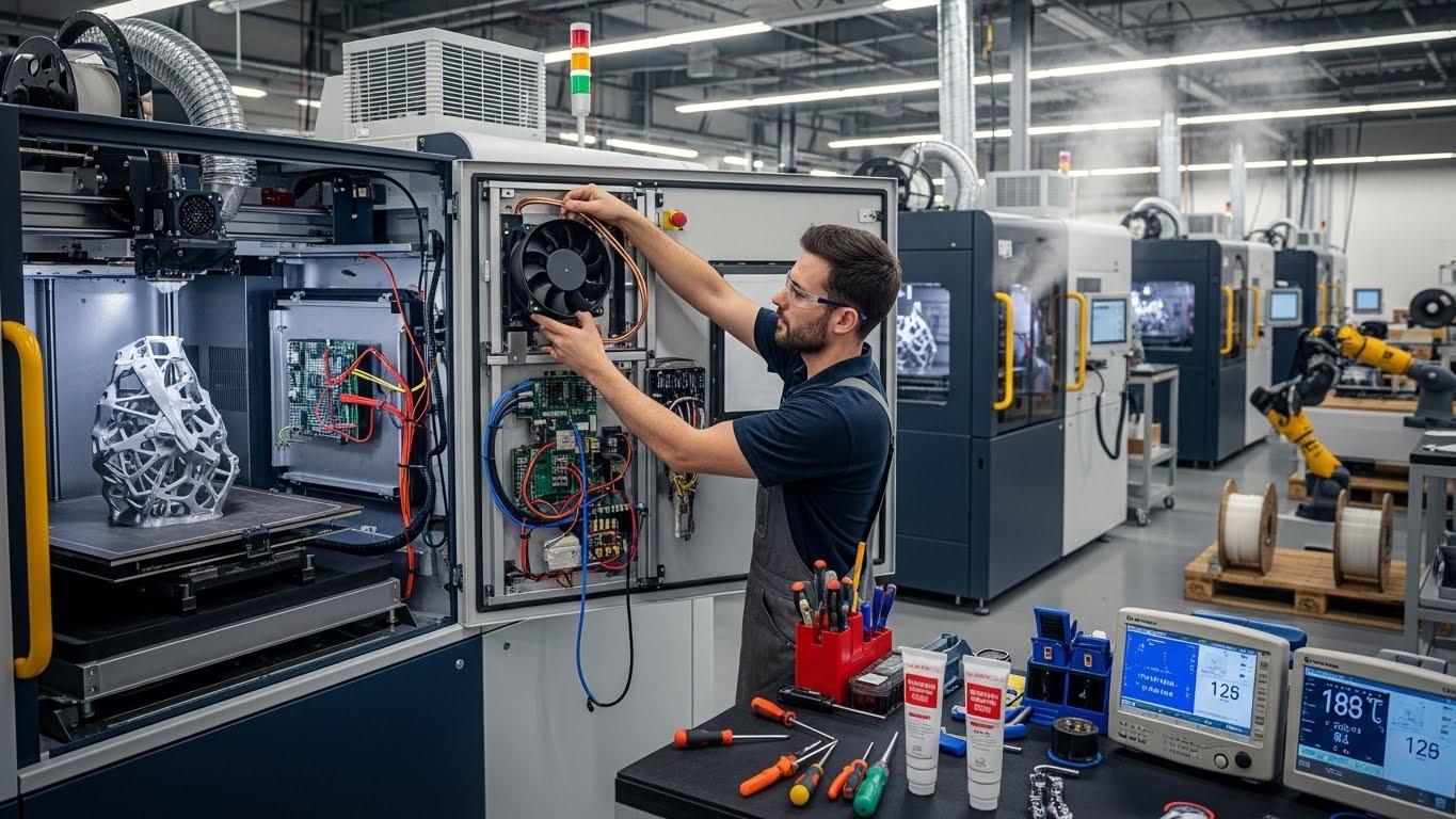 Улучшенная система охлаждения 3D принтера