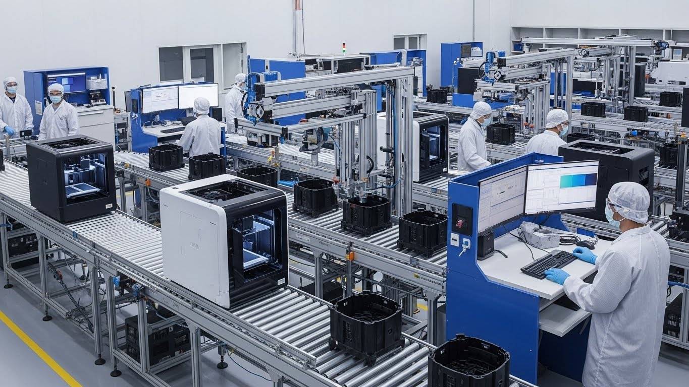 Ремонт 3d принтеров для массового производства с настройкой автоматизации