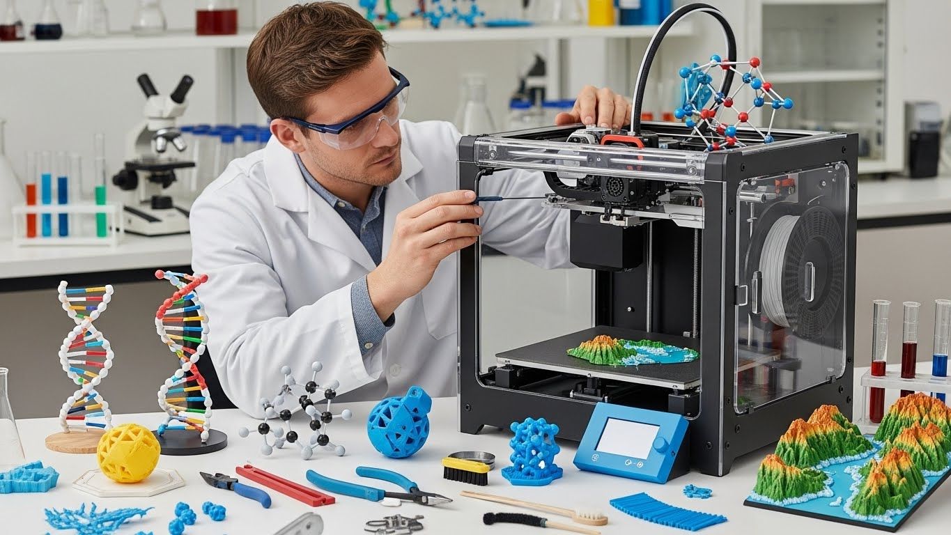 Обслуживание 3d принтеров для научных моделей