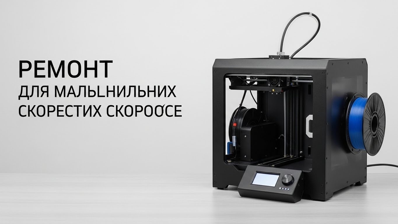 Ремонт 3d принтеров для мелкосерийного производства с повышением скорости печати