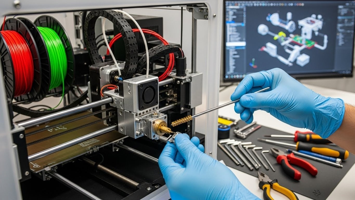 Обслуживание 3D принтеров для технологических макетов