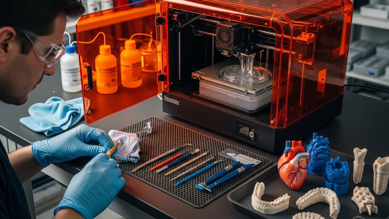 Обслуживание 3d принтеров для медицинских прототипов