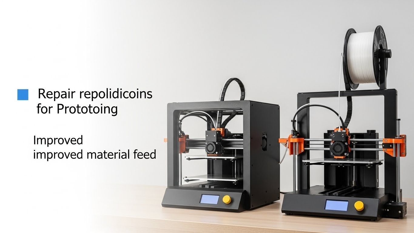 Ремонт 3d принтеров для прототипирования с улучшением подачи материала