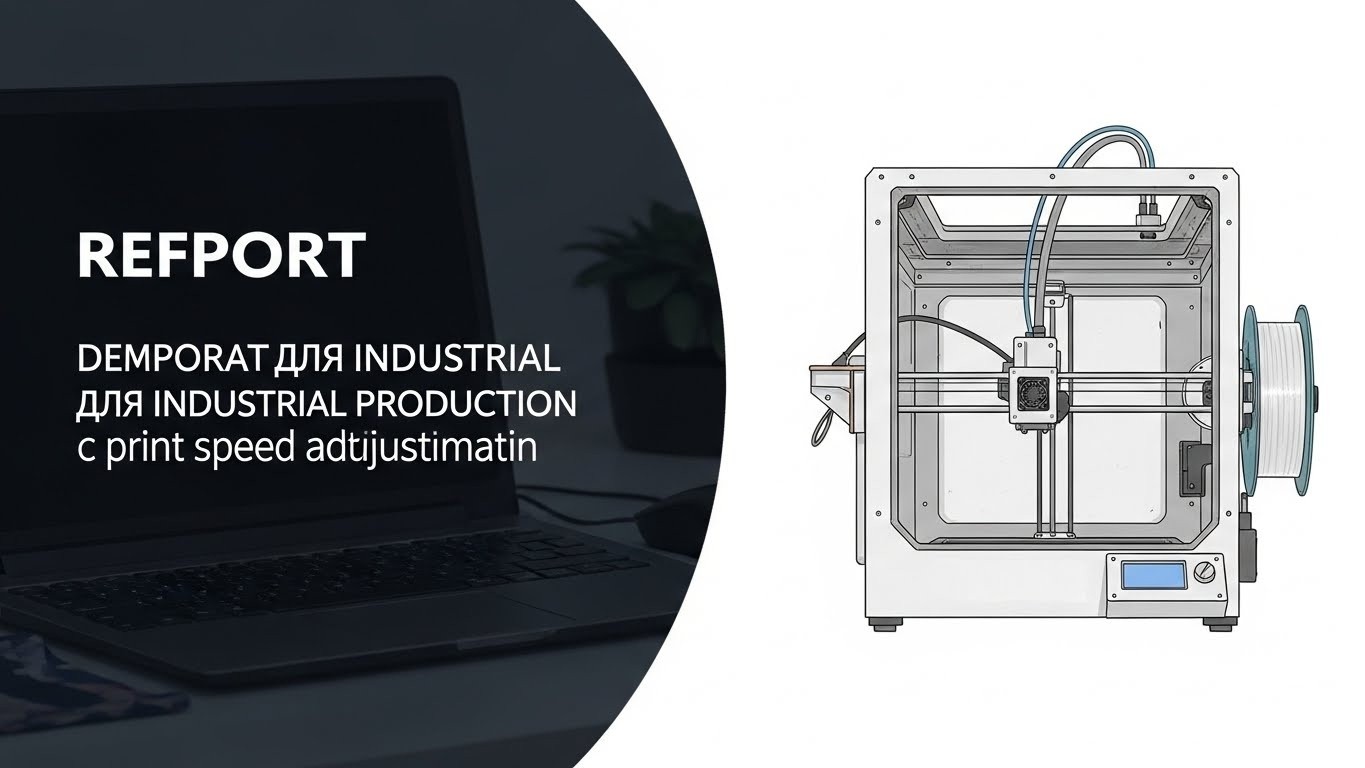 Ремонт 3d принтеров для промышленного производства с настройкой скорости печати