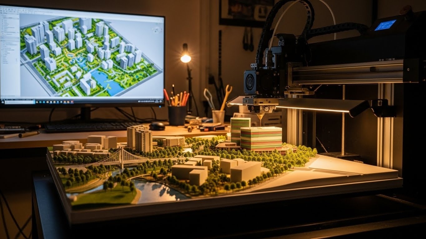 Обслуживание 3d принтеров для урбанистических проектов