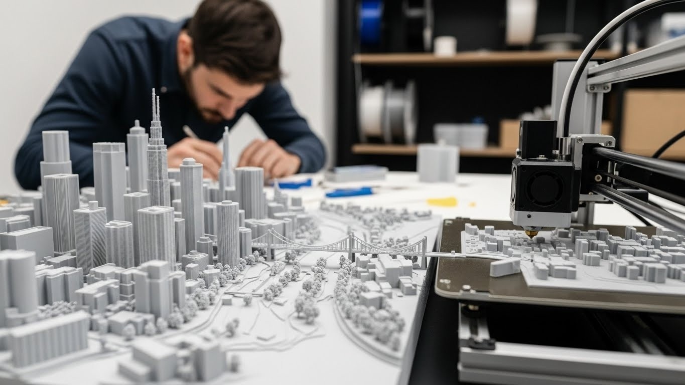 Обслуживание 3D-принтера для урбанистических проектов