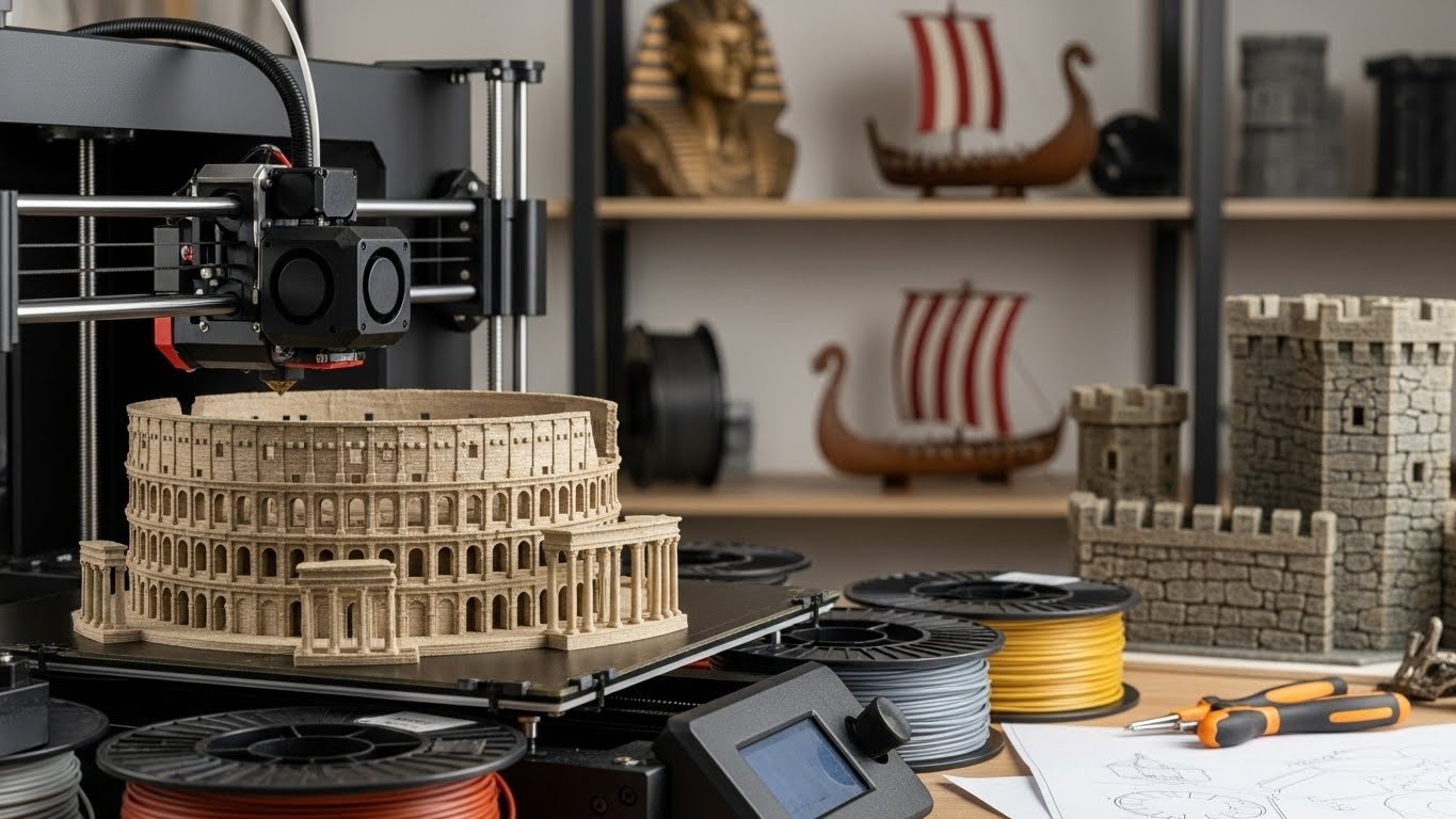 Обслуживание 3d принтеров для исторических реконструкций