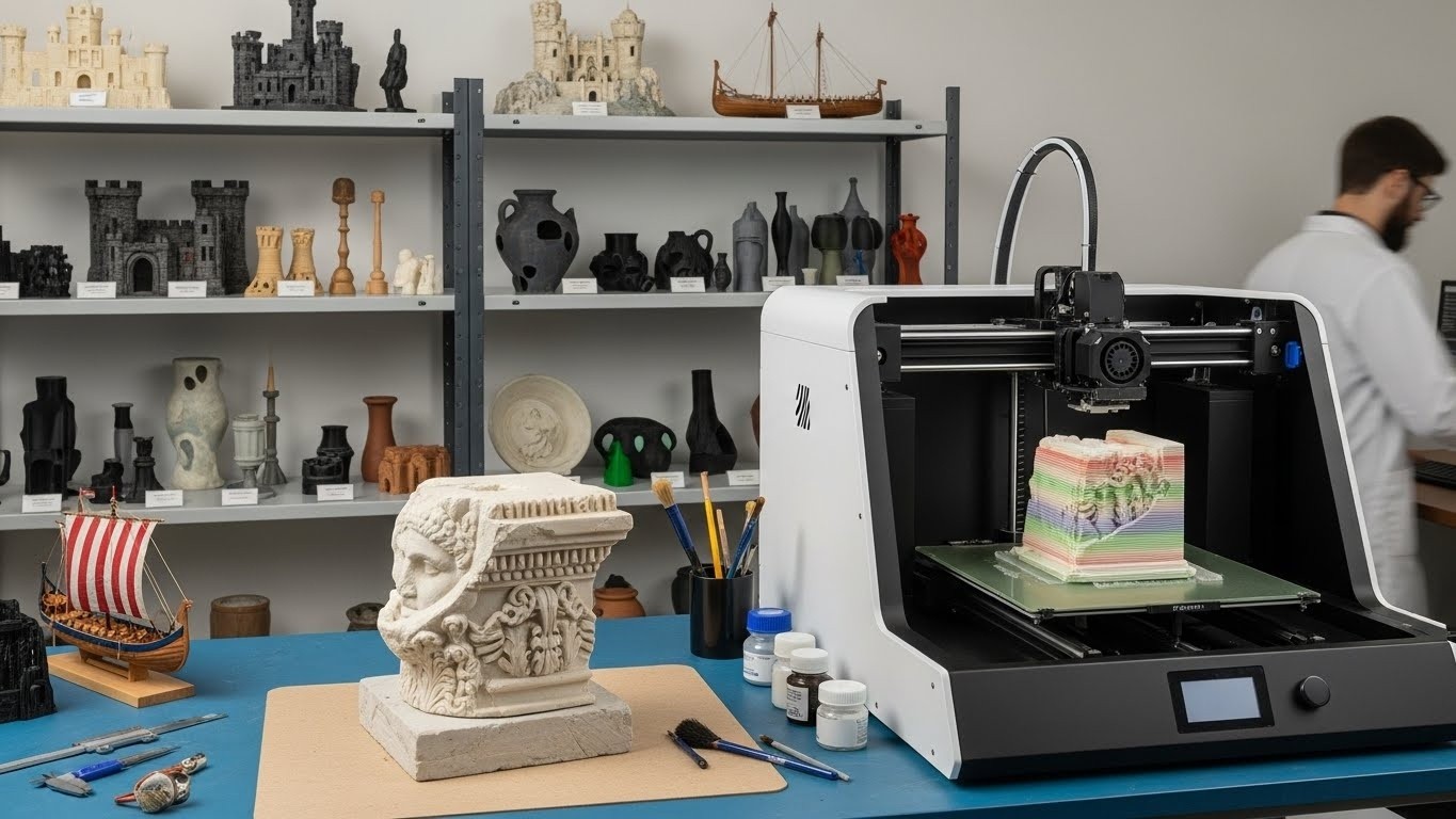 Обслуживание 3D-принтера для исторических реконструкций