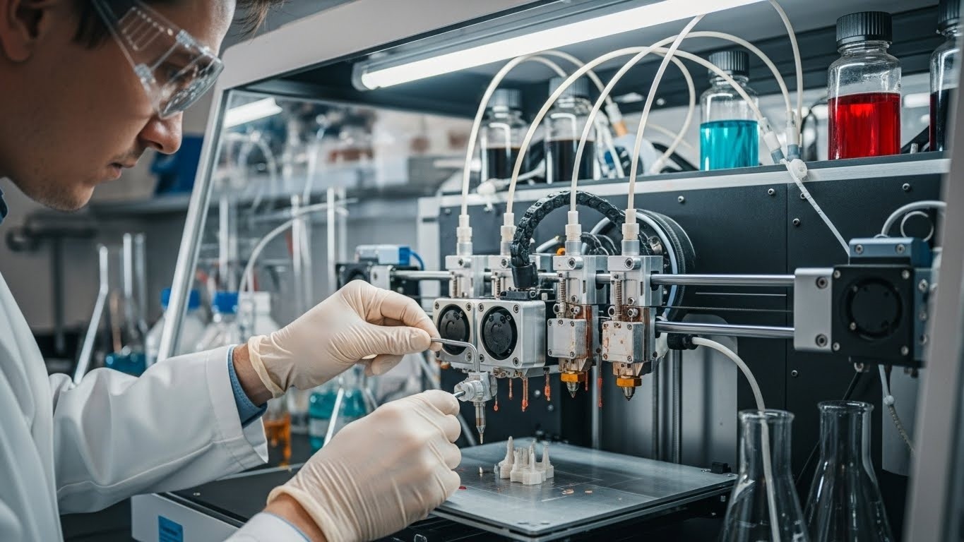 Обслуживание 3d принтеров для химических экспериментов