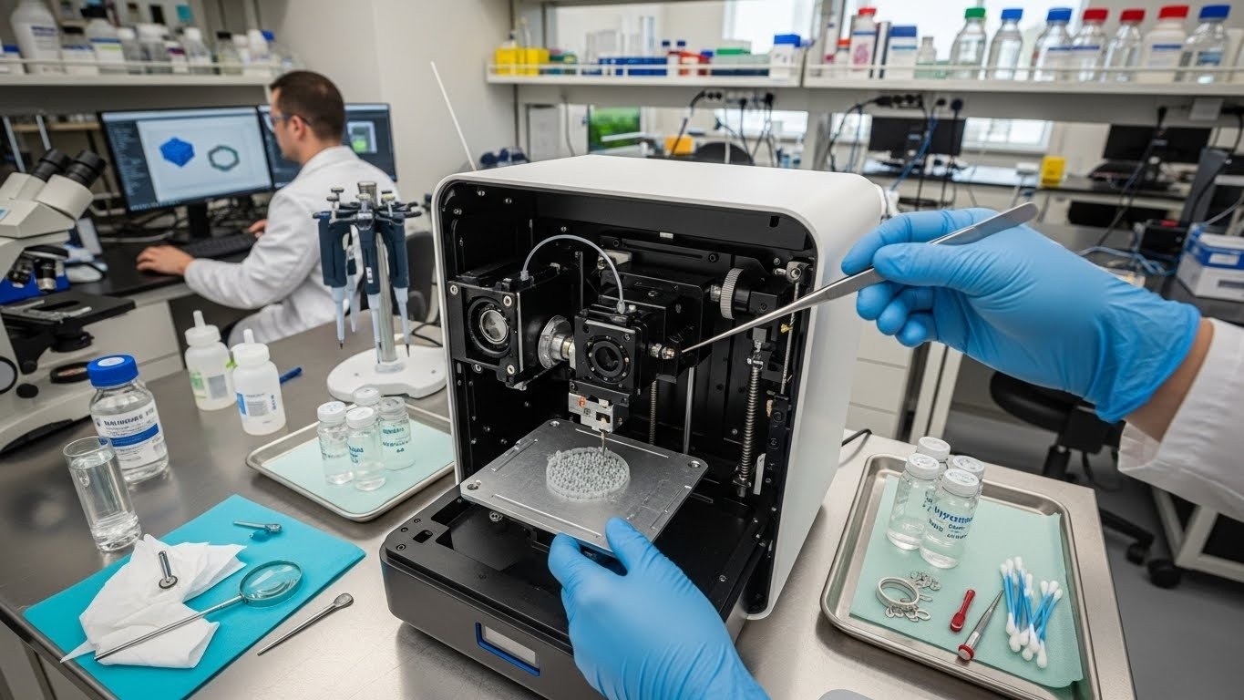 Обслуживание 3d принтеров для биологических исследований