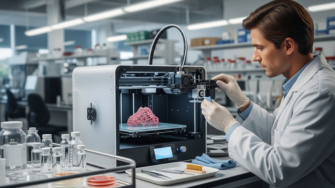 Обслуживание 3D-принтеров для медицинских проб