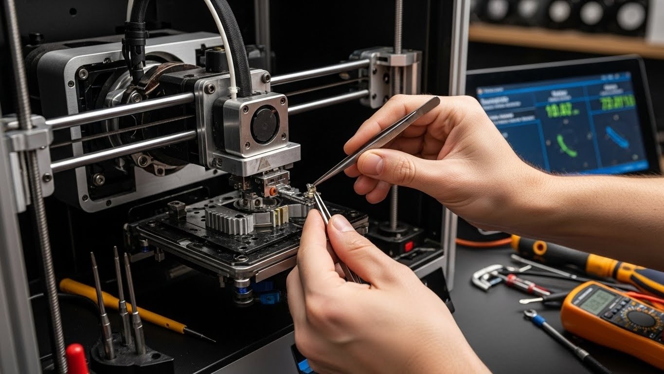 Ремонт и настройка 3D принтеров для редких материалов