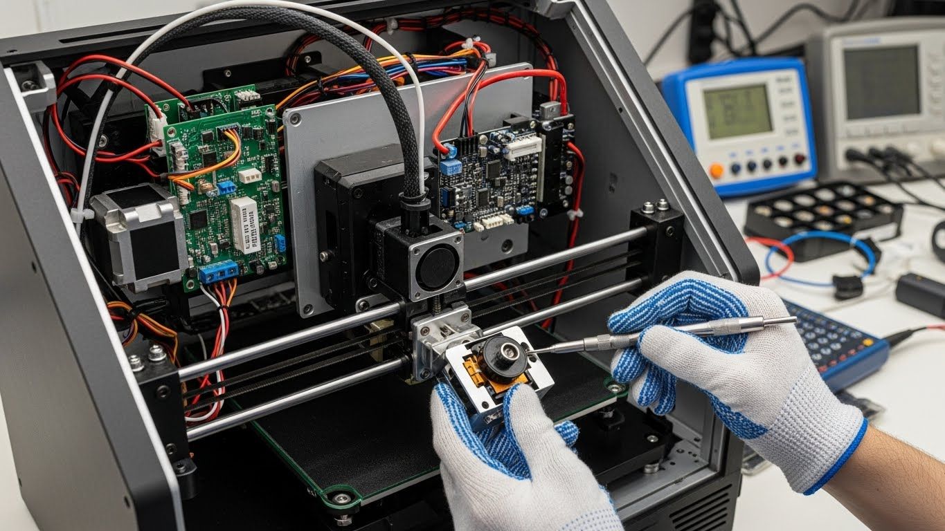 Ремонт 3d принтеров для высокоточных производств с улучшением качества материалов