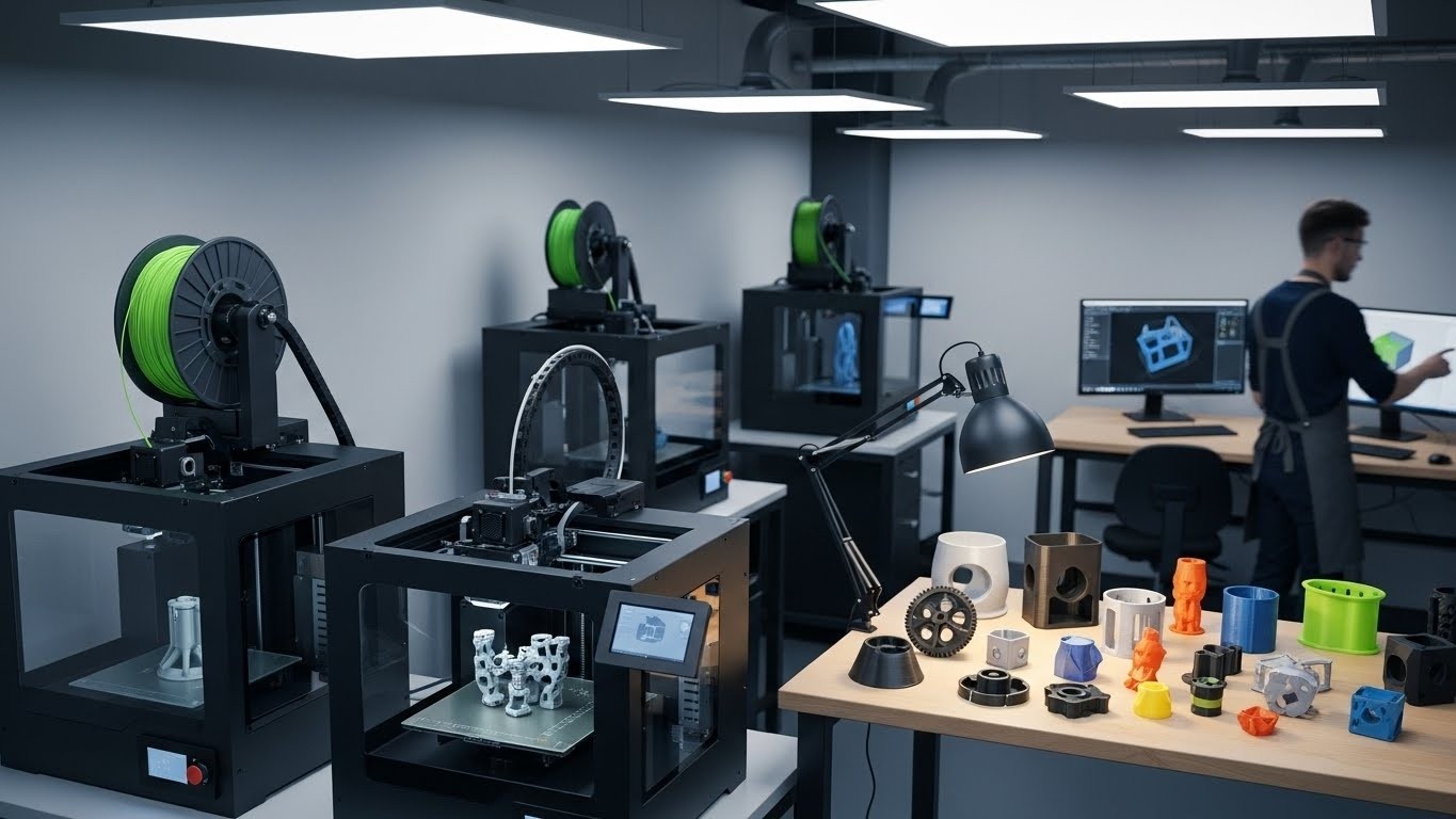 Обслуживание 3D-принтеров для малых производств