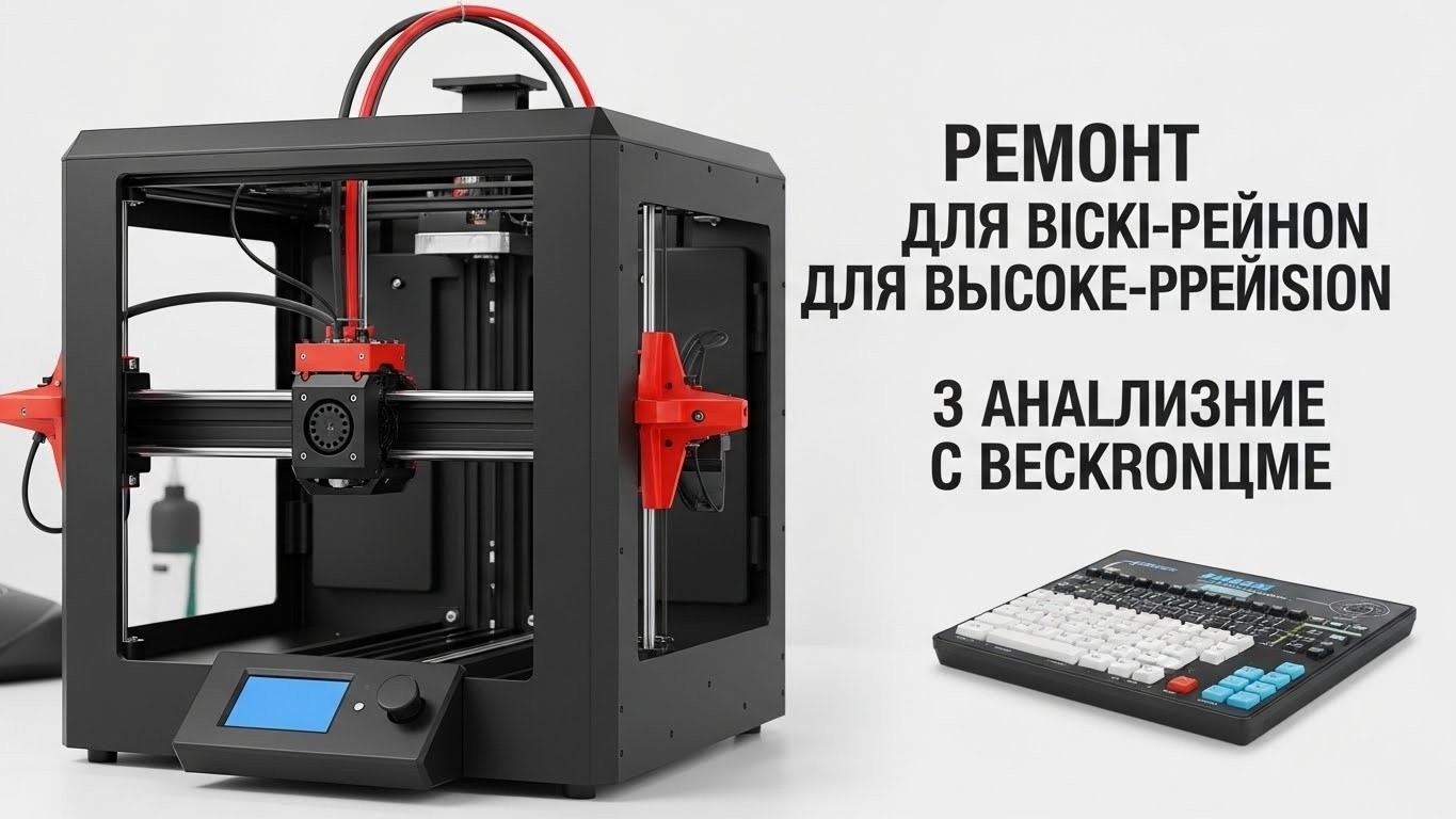 Ремонт 3d принтеров для высокоточных производств с анализом и восстановлением электроники