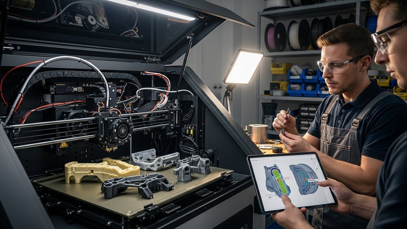 Улучшение прочности 3D-печатных деталей для автомобилестроения