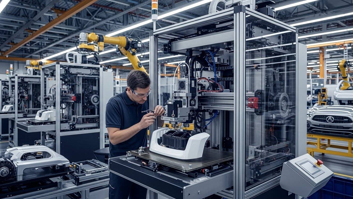 Увеличение скорости печати на 3D-принтере для автомобилестроения