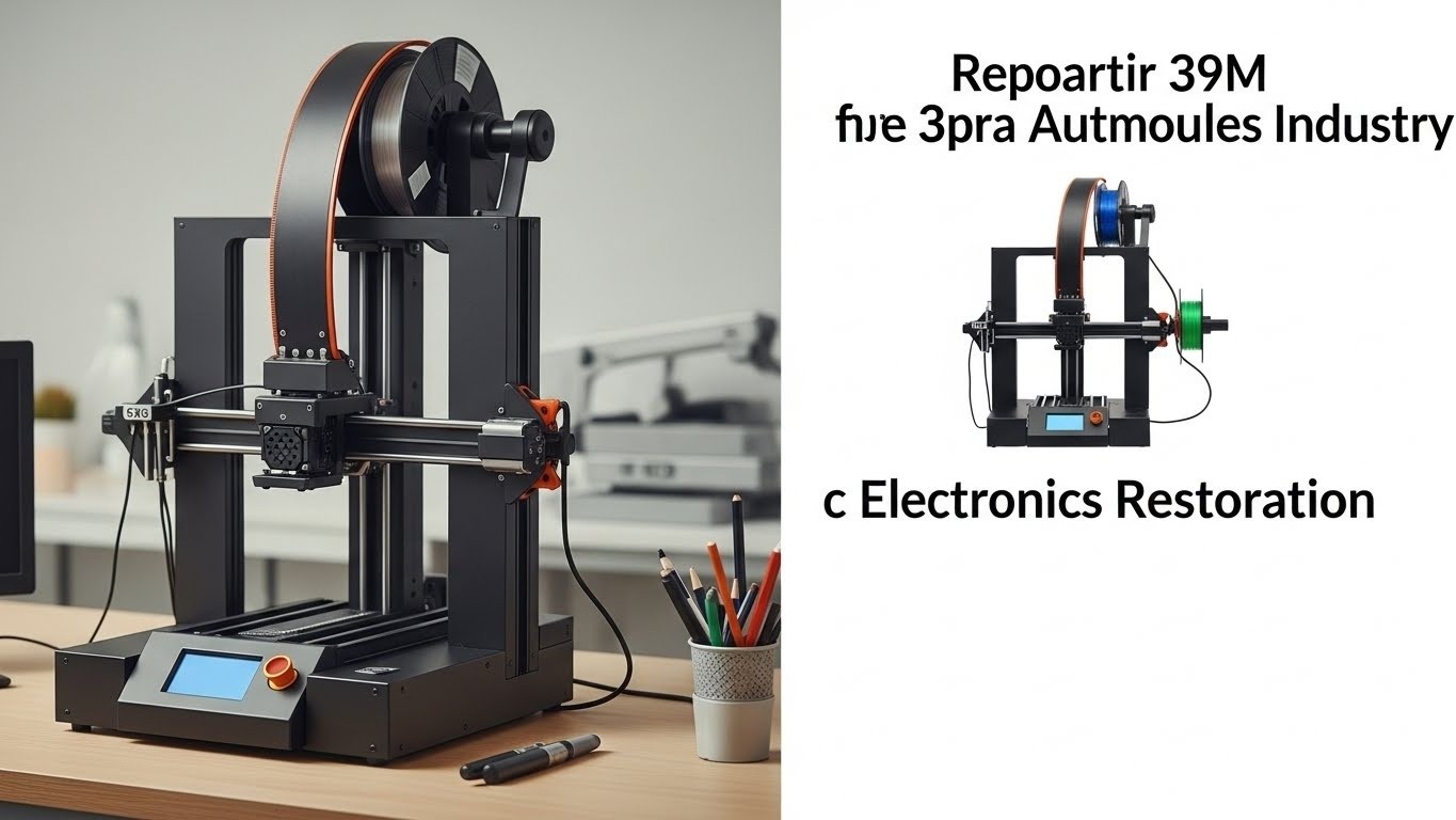Ремонт 3d принтеров для автомобилестроения с восстановлением электроники