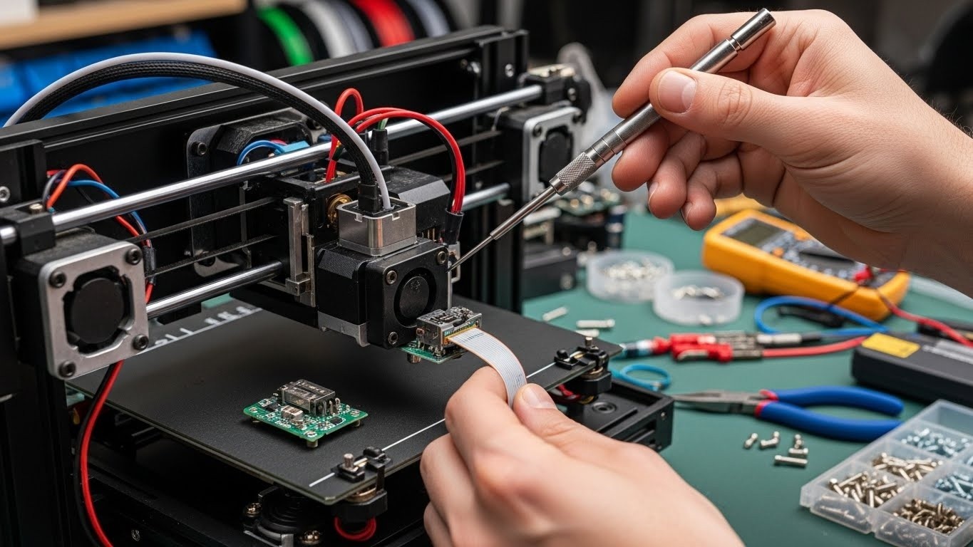 Ремонт 3D принтеров среднего класса