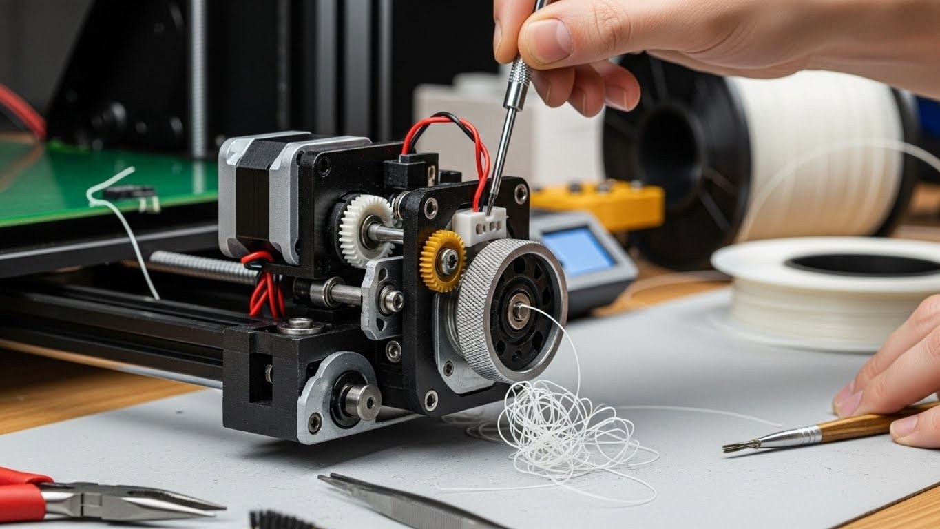 Ремонт фидеров 3D принтеров