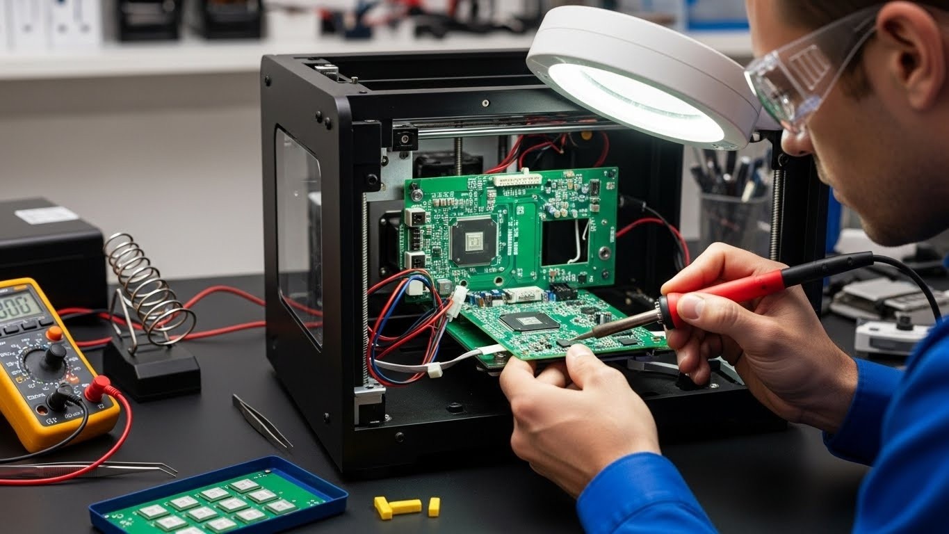 Ремонт 3d принтеров для электроники с заменой микросхем