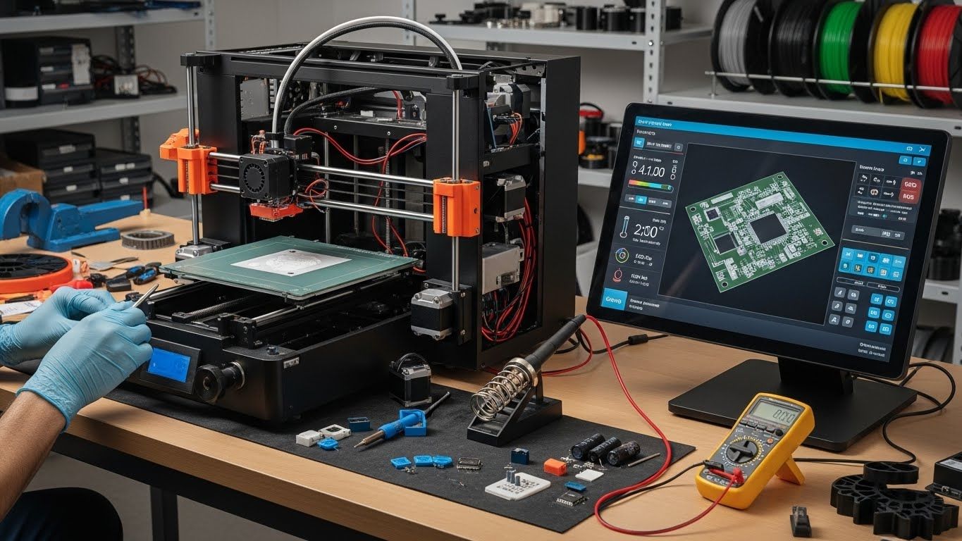 Улучшение интерфейса управления 3D принтером