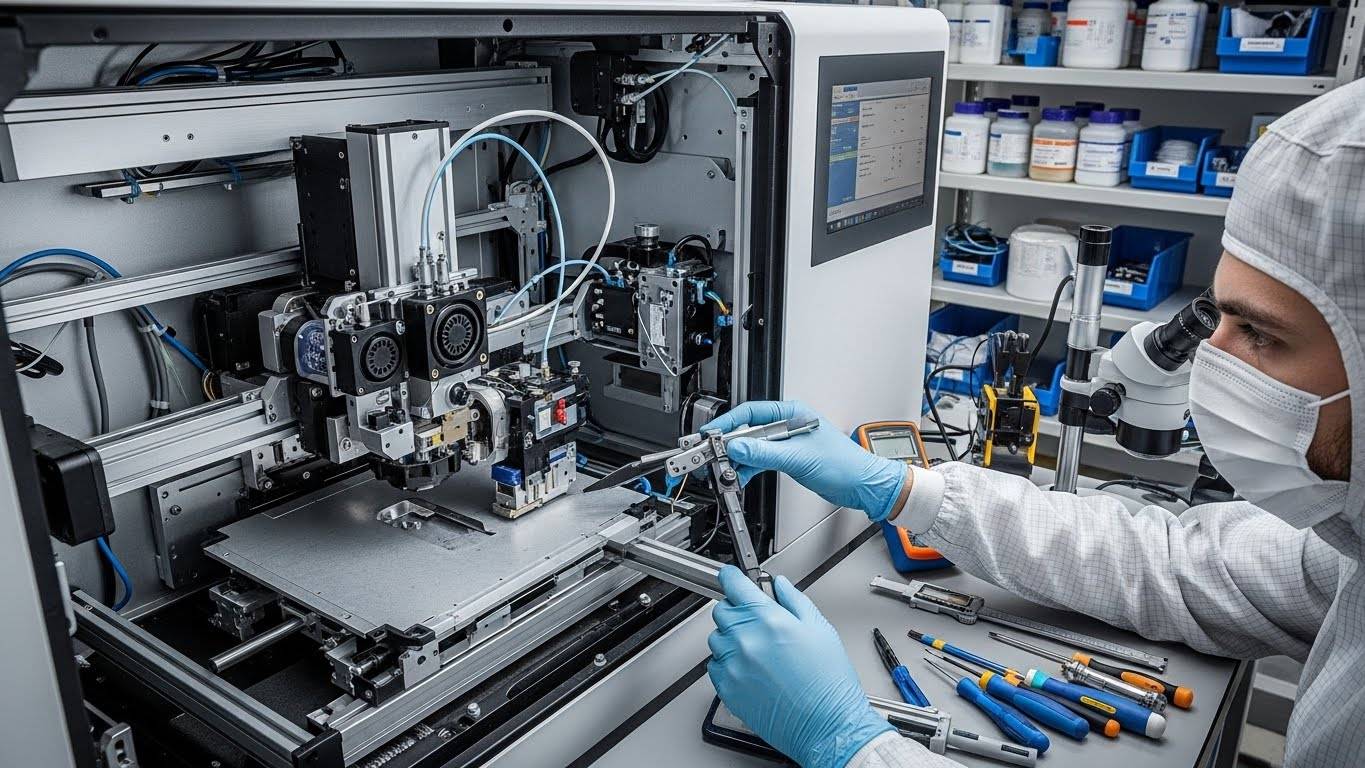 Ремонт 3d принтеров для фармацевтики с восстановлением точности