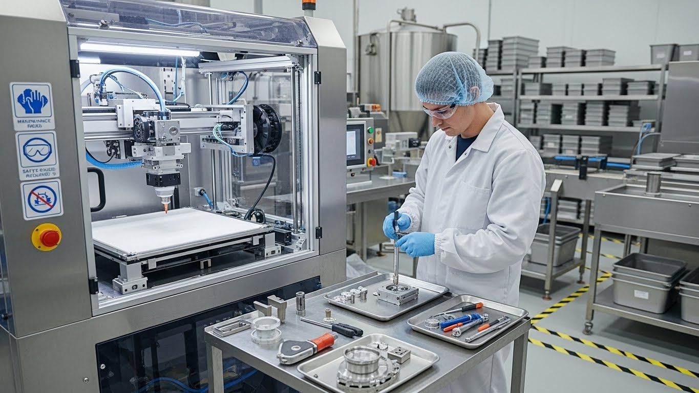 Ремонт 3d принтеров для пищевой промышленности с соблюдением стандартов