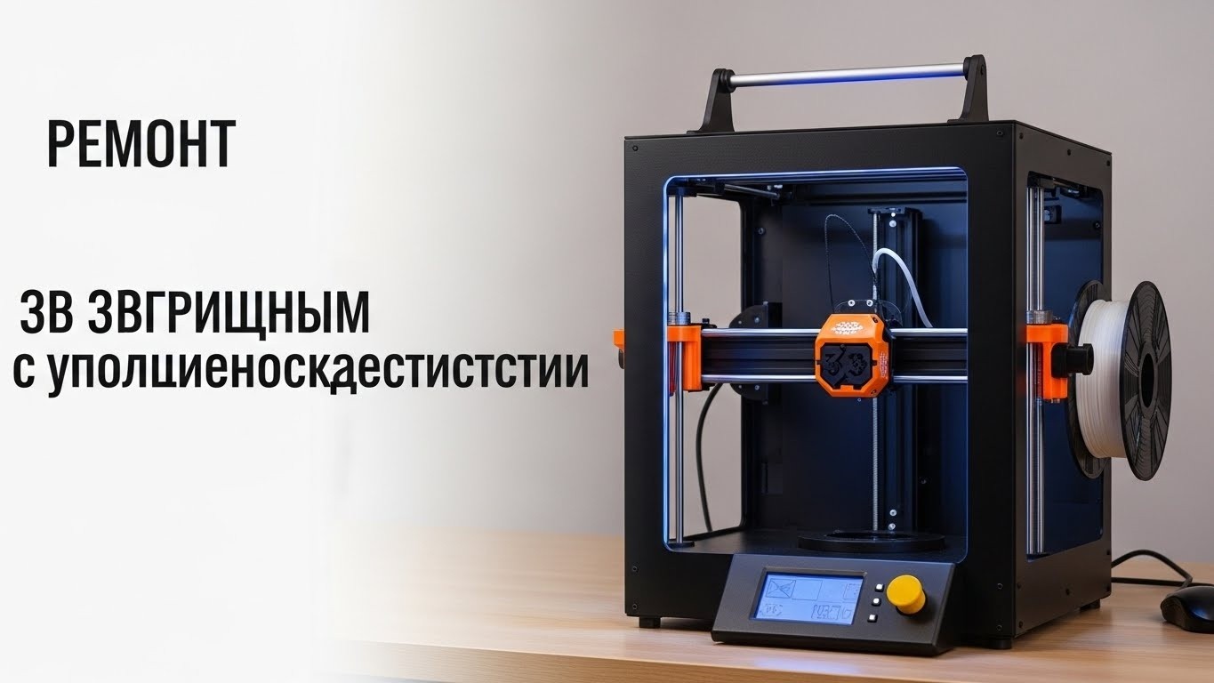 Ремонт 3d принтеров с улучшенными характеристиками